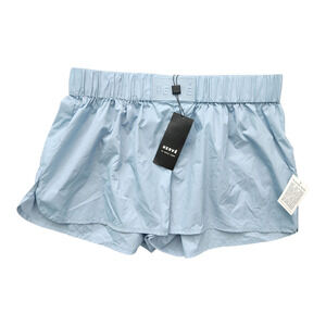 HERVE By Herve Leger Unlined Athletic Shorts XL Blue Athletic Activewear Running